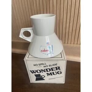 Vintage Alabama Army National Guard No Spill Wide Base No Slip Wonder Mug ￼